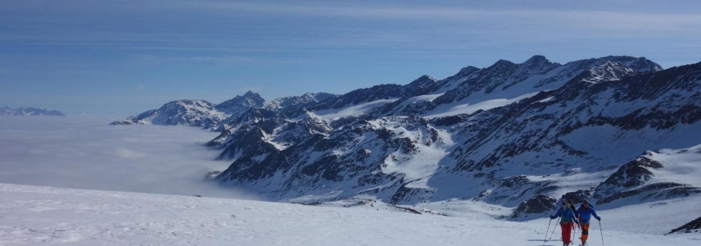 Exklusive Skitouren im Ortler-Gebiet einschließlich Cevedale, 3778 m Höhe