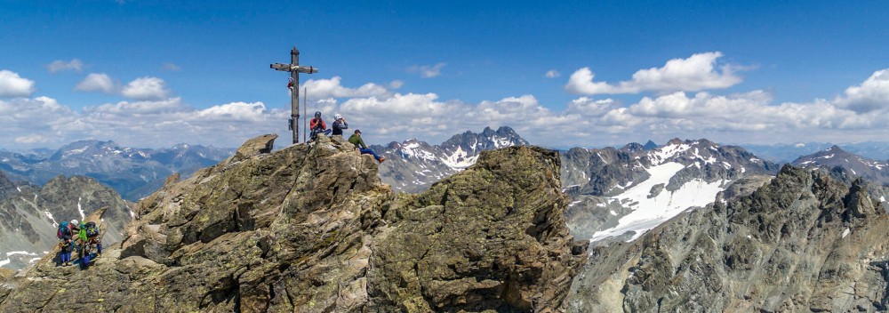 Scaling Heights in Silvretta with Piz Buin, 3312 m