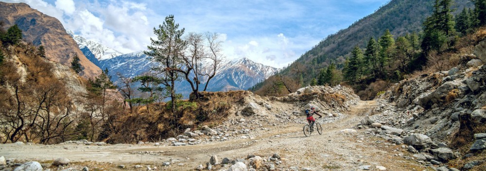 Einzigartige Gruppentour: Mit dem Mountainbike rund um Annapurna